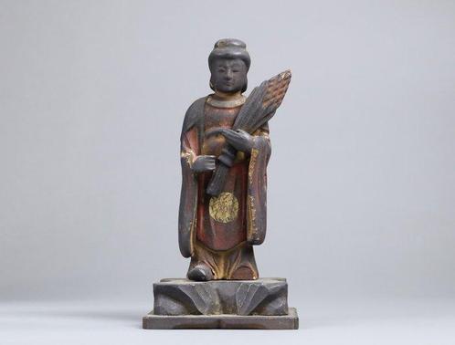 Statue of Uka no Mitama no Kami (Inari Deity)   -, Antiek en Kunst, Antiek | Overige Antiek