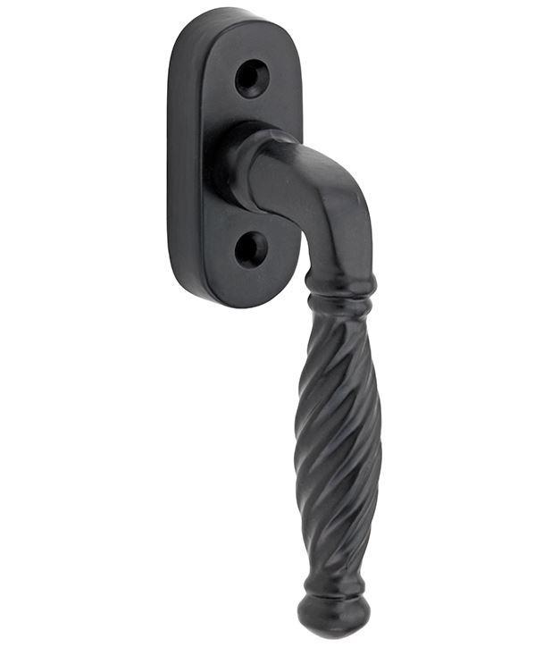 Draaikiepgarnituur Tours ijzer zwart, Doe-het-zelf en Bouw, Hang- en Sluitwerk, Klink of Kruk, Nieuw, Overige materialen