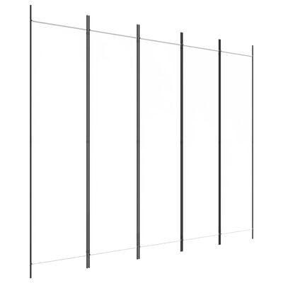 Kamerscherm Wit 250x200cm | Retour Deal | 40% Korting, Huis en Inrichting, Woonaccessoires | Kamerschermen, Nieuw, Verzenden