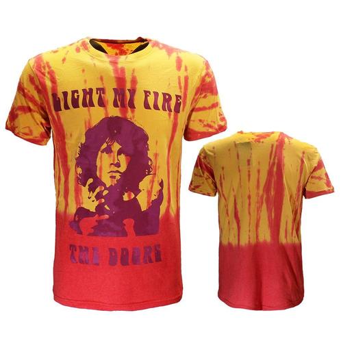 The Doors Light My Fire Dip Dye T-Shirt - Officiële, Kleding | Heren, T-shirts