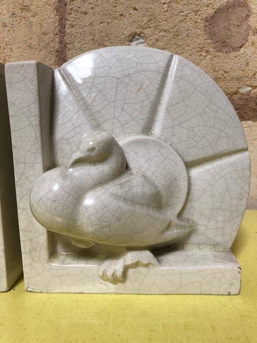 Saint Clement - Charles Lemenceau - Boekensteunen (2) -, Antiek en Kunst, Kunst | Designobjecten