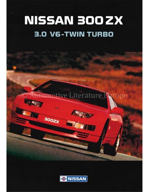 1990 NISSAN 300 ZX BROCHURE NEDERLANDS, Livres, Autos | Brochures & Magazines