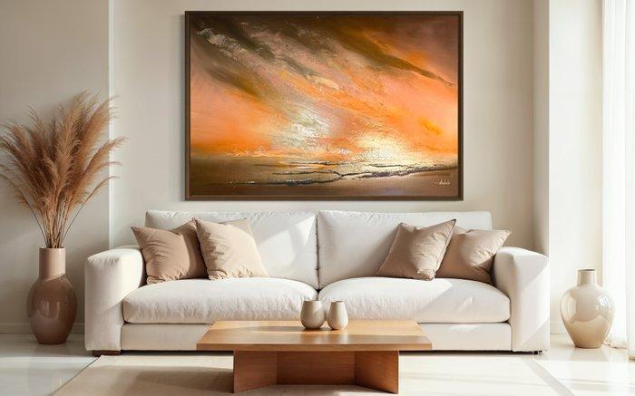 Anderle - Sunset - XXL, Antiek en Kunst, Kunst | Schilderijen | Modern