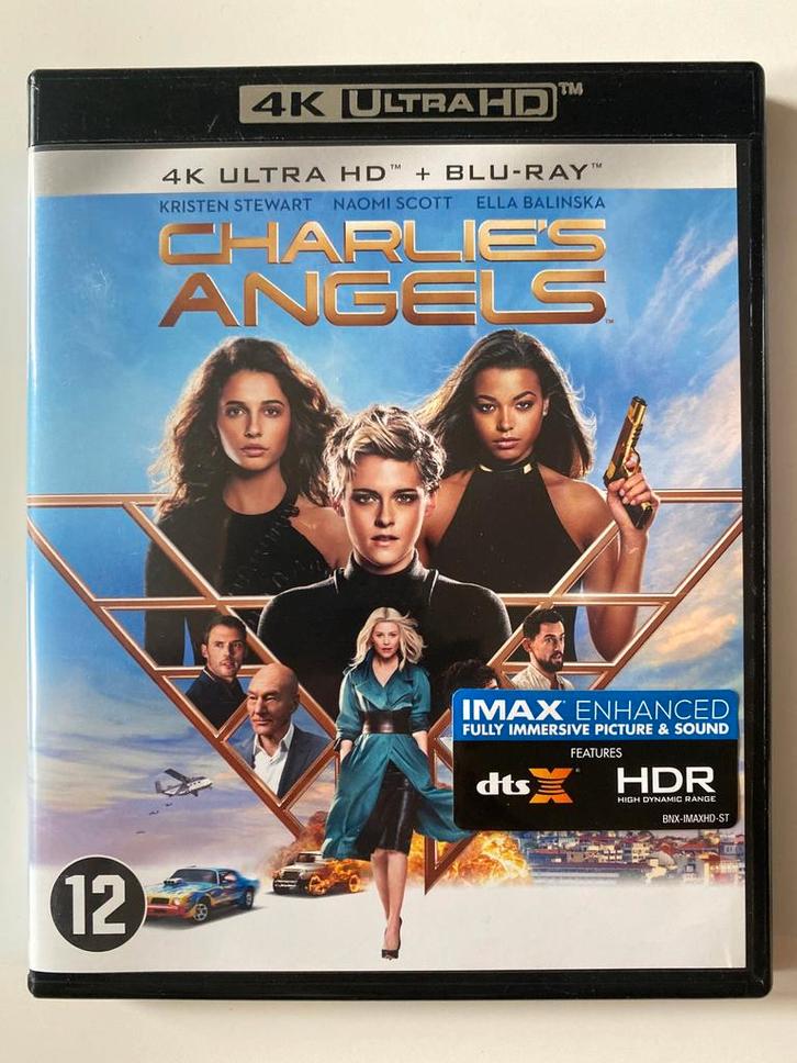 CHARLIES ANGELS (2019) (4K ULTRA HD + BLURAY), Cd's en Dvd's, Blu-ray, Gebruikt