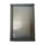 Kunststof Bak Euronorm 600x400x75 mm grijs gladde bodem, Doe-het-zelf en Bouw, Kratten en Dozen, Ophalen of Verzenden, Nieuw