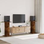 vidaXL Speakerstandaards 2 st 30x30x95 cm bewerkt hout, Audio, Tv en Foto, Luidsprekerboxen, Verzenden, Nieuw