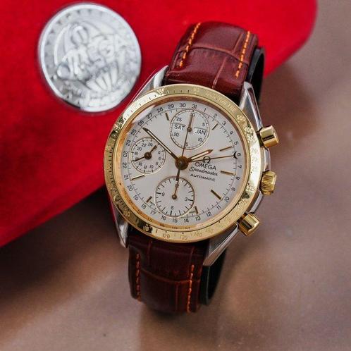 Omega - Speedmaster Chronograph Reduced Triple Date, Handtassen en Accessoires, Horloges | Heren