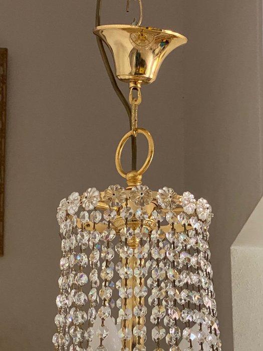 Elegante Lámpara de Diseño - Plafonnier - Bronze - Cristaux, Antiek en Kunst, Antiek | Verlichting