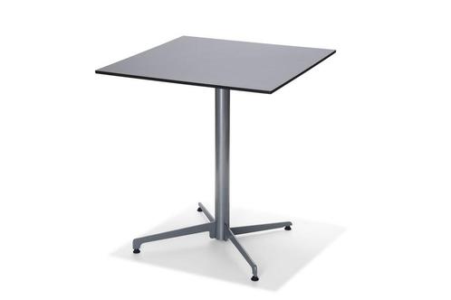 Terrastafel vierkant | X-cross | Zwart frame | 70x70cm, Maison & Meubles, Tables | Tables mange-debout, Envoi
