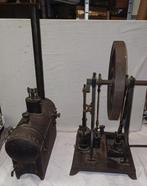 Stoommachine (2) - très rare machine à vapeur, école,