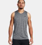 Under Armour Tech Tank-GRY - Maat LG, Maat 52/54 (L), Under Armour, Nieuw, Ophalen of Verzenden