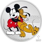 Niue. 2 Dollars 2020 Disney - Mickey Mouse - 90 Jahre Pluto,, Postzegels en Munten
