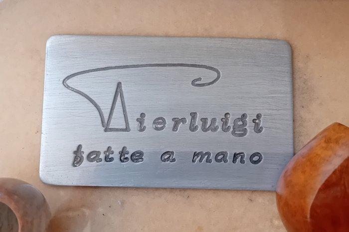 PIERLUIGI - Zonder Minimumprijs - Pijp - Hout (Mahonie), Verzamelen, Rookartikelen, Aanstekers en Luciferdoosjes