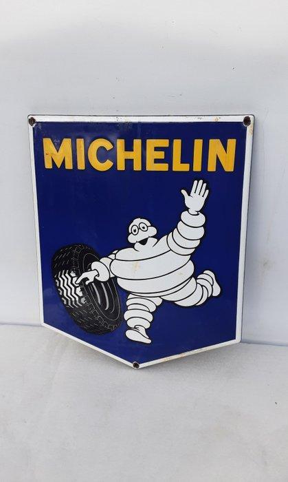 Michelin - Reclamebord - Emaille, Antiquités & Art, Antiquités | Assiettes décoratives & Carrelages