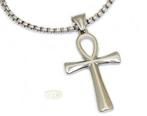 Ankh hanger - Zilverkleurig  4,3 cm - Snake, Verzenden, Nieuw