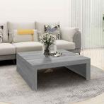 vidaXL Salontafel 100x100x35 cm bewerkt hout grijs sonoma, Huis en Inrichting, Tafels | Salontafels, Verzenden, Nieuw