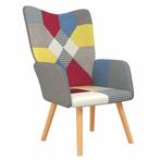 Relaxstoel Patchwork | Retour Deal | 40% Korting!, Verzenden, Minder dan 75 cm, Chic en elegant ontwerp, modern tintje, Nieuw
