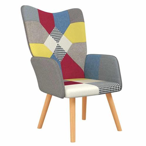 Relaxstoel Patchwork | Retour Deal | 40% Korting!, Huis en Inrichting, Fauteuils, 50 tot 75 cm, Minder dan 75 cm, Nieuw, Verzenden