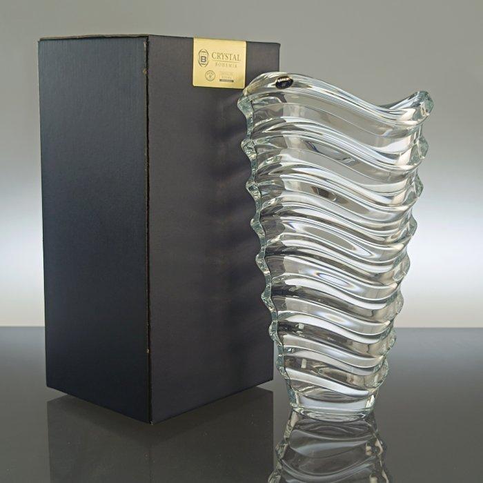 Bohemia Crystal - Vaas - WAVE - Kristal - Bohémian, Antiek en Kunst, Antiek | Glaswerk en Kristal