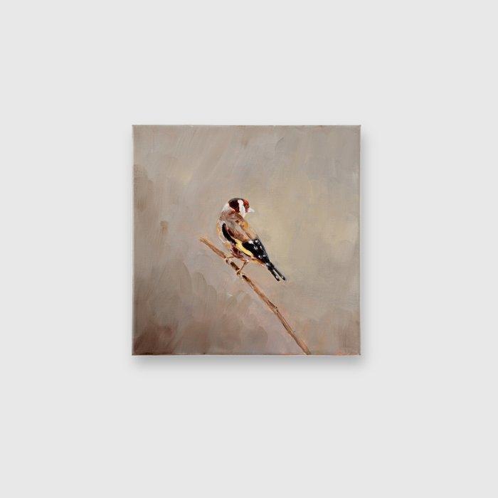 Matthieu van Riel - Puttertje, Antiek en Kunst, Kunst | Schilderijen | Modern