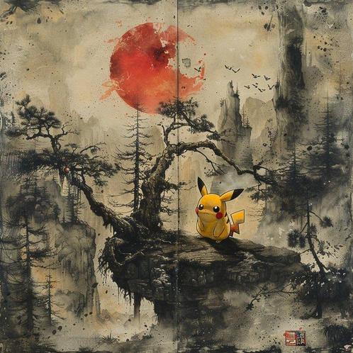 I_KONIQ (1969) - POKEMON JAPANESE STYLE ON RED SUN, Games en Spelcomputers, Spelcomputers | Overige Accessoires