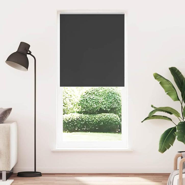 vidaXL Rolgordijn verduisterend 120 x 230 cm zwart, Huis en Inrichting, Stoffering | Gordijnen en Lamellen, Nieuw, Verzenden