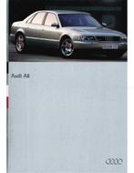 1994 AUDI A8 BROCHURE ENGELS, Livres, Autos | Brochures & Magazines, Ophalen of Verzenden