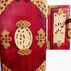 Sieradendoos - Palissander - Messing- en stenen inleg, Antiek en Kunst