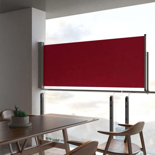 vidaXL Tuinscherm uittrekbaar 100x300 cm rood, Jardin & Terrasse, Parasols, Envoi