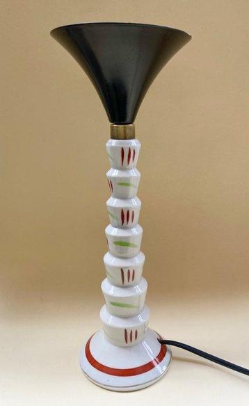 Germany Porcelain - Lampe - porcelaine allemande dipinta a
