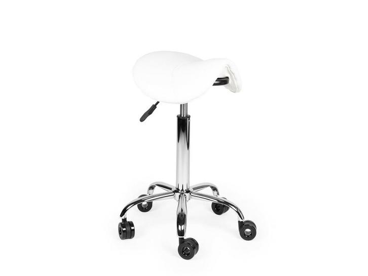 Kapperskruk Wit - Standaard Zithoogte, Huis en Inrichting, Krukjes, Nieuw, In hoogte verstelbaar