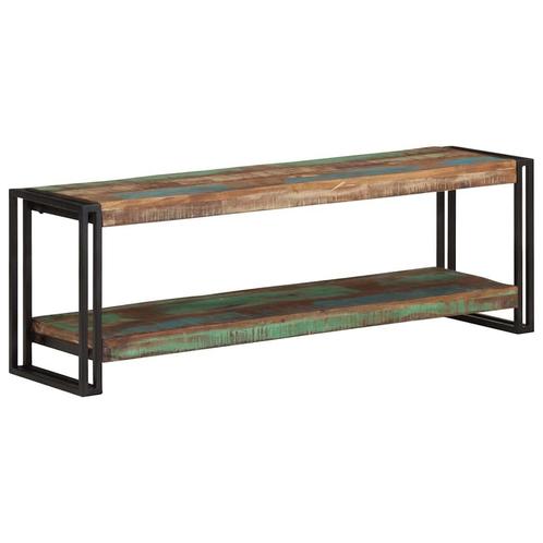 vidaXL Tv-meubel 120x30x40 cm massief gerecycled hout, Huis en Inrichting, Kasten |Televisiemeubels, Nieuw, Verzenden