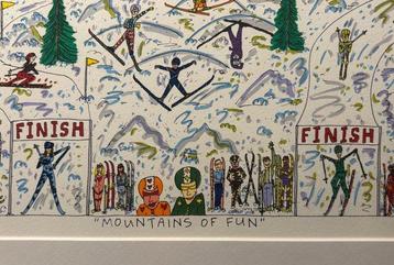 James Rizzi (1950-2011) - Mountains of Fun, olympische