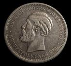 Noorwegen. Oscar II. 1 Krone 1904 / Key date - last year low, Gestempeld