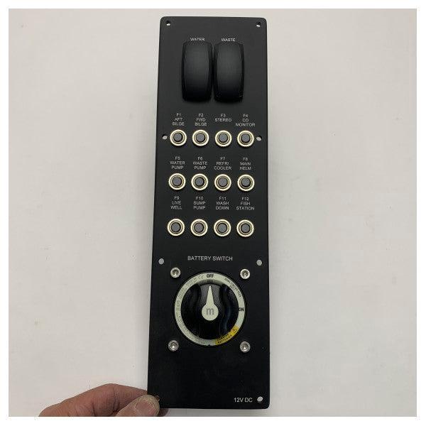 Bieden: Marine Single Engine Control Panel with Battery Swi, Sports nautiques & Bateaux, Accessoires navigation, Enlèvement ou Envoi