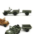 1:72 Willys MB Jeep Bouwkit - Amerikaanse Leger Wagen, Hobby en Vrije tijd, Modelbouw | Overige, Nieuw, Verzenden