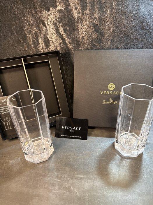 Rosenthal - Versace - Bocal (2) - Verre - Long drink, Antiquités & Art, Antiquités | Verre & Cristal