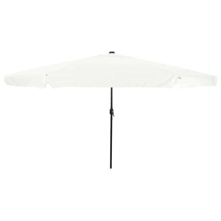vidaXL Tuinparasol Zand en Antraciet 395 x 395 x 245 cm, Tuin en Terras, Parasols, Nieuw, Verzenden