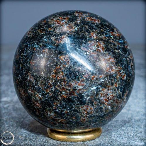 Rare Pietersite Naturel Pierre de Tempête Sphère, polie-, Verzamelen, Mineralen en Fossielen
