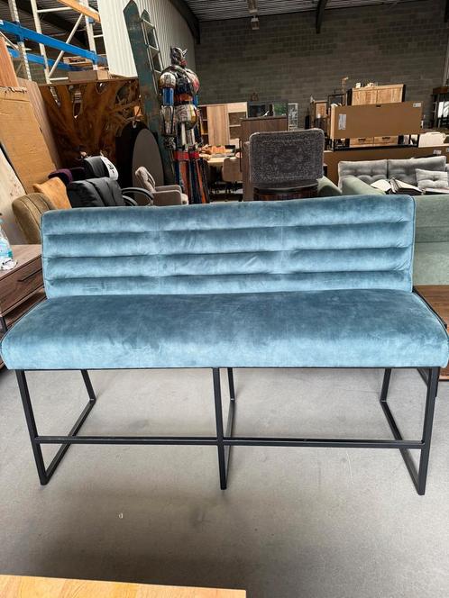 Eetkamerbank voor bartafel, velvet (nieuw, outlet), Huis en Inrichting, Stoelen, Nieuw