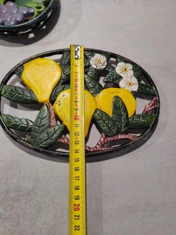 Plateau de service (3) - Style Le Creuset - Fer