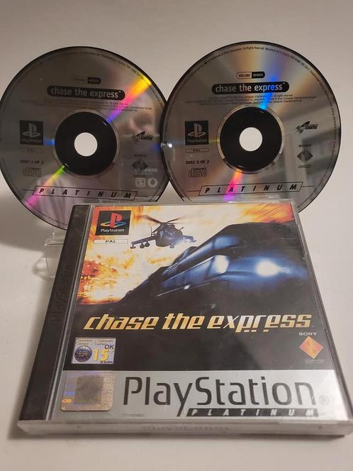 Chase the Express Platinum Playstation 1, Consoles de jeu & Jeux vidéo, Jeux | Sony PlayStation 1, Enlèvement ou Envoi