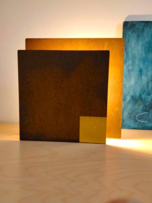 OUT design - Roberto Dagnino - Tafellamp - Dorata - Corten, Antiek en Kunst, Curiosa en Brocante