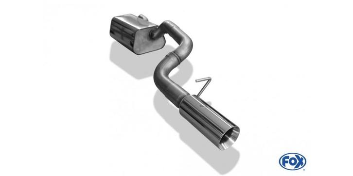 FOX Ford Focus II hatchback einddemper Ø63.5mm - 1x90 type 2, Auto-onderdelen, Uitlaatsystemen, Nieuw, Verzenden
