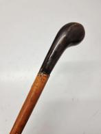 Wandelstok - Hoorn, Hout