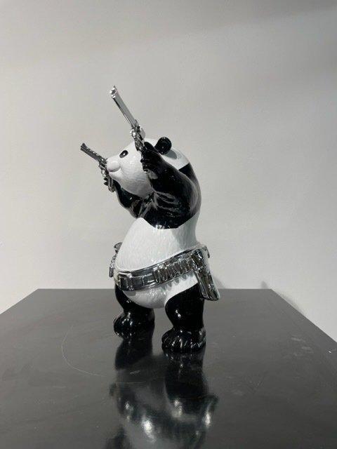 Van Apple - Street Panda - Guns Up, Antiek en Kunst, Kunst | Designobjecten