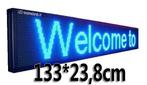 Professionele LED lichtkrant 133*23,8cm - Outdoor en Indoor, Zakelijke goederen, Kantoor en Winkelinrichting | Apparatuur en Telecommunicatie