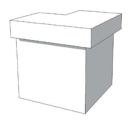 *TIP* Toonbank U-Frame Thick C-PUH-007, Zakelijke goederen, Kantoor en Winkelinrichting | Winkel en Inventaris, Ophalen of Verzenden