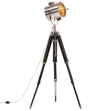 vidaXL Vloerlamp driepoot 165 cm massief mangohout, Verzenden