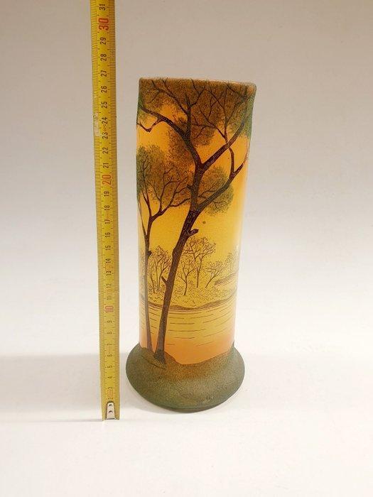 François-Théodore Legras - Vaas - Glas, met de hand, Antiek en Kunst, Antiek | Glaswerk en Kristal
